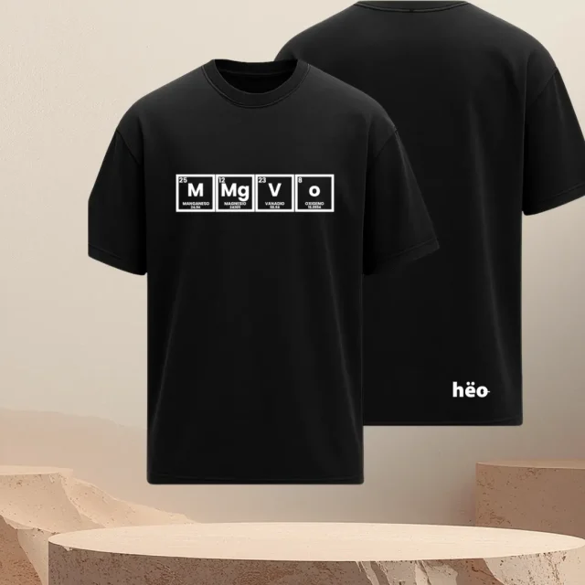 Polera Oversize Negra "MMGVO"