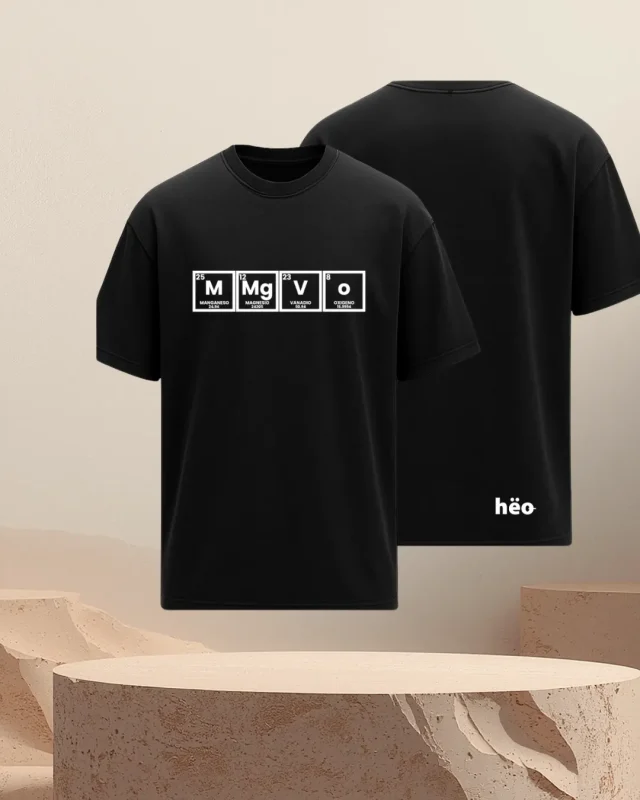 Polera Oversize Negra "MMGVO"