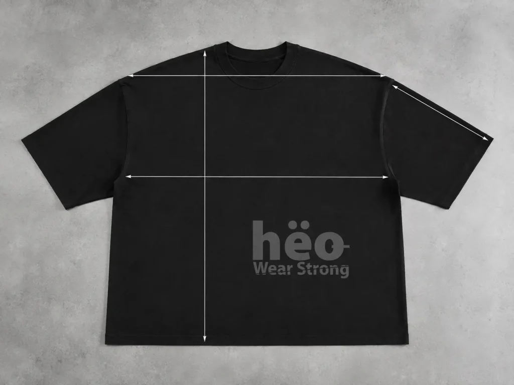 Cómo medir una polera oversize para elegir la talla