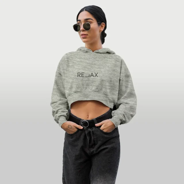 Hoodie Cropped Relax