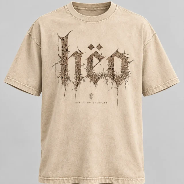 Polera Acid Wash Hëo No Standard Beige