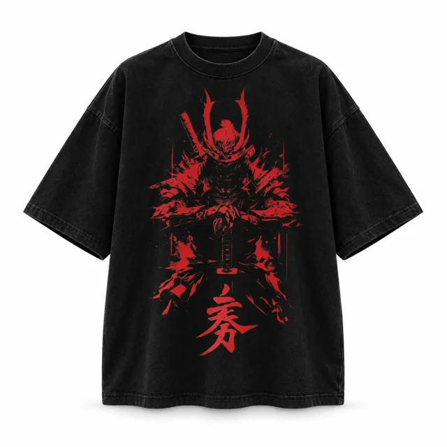 Polera Oversize Hëo Crimson Oath