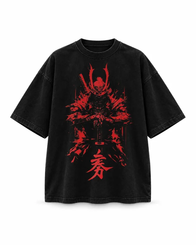 Polera Oversize Hëo Crimson Oath