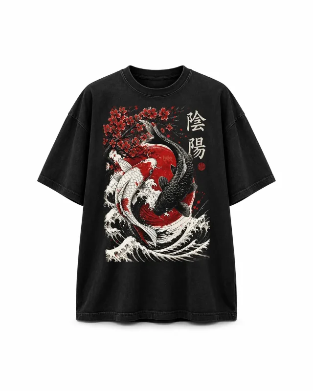 Polera Oversize Hëo Inyō Koi