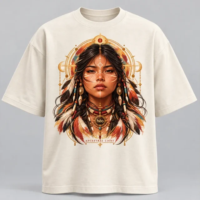 Polera Oversize Ancestral Light 1