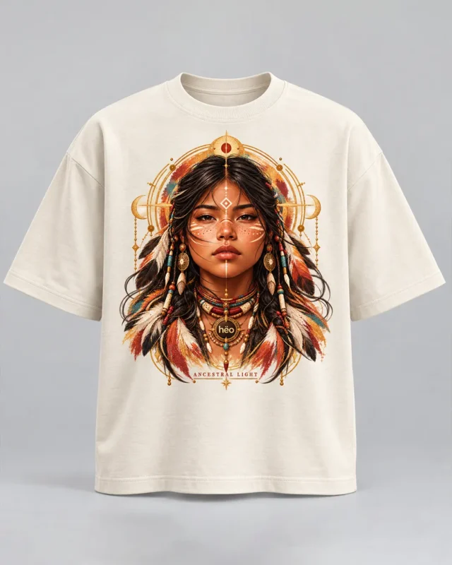 Polera Oversize Ancestral Light 1