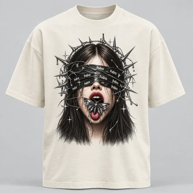 Polera Oversize Chrome Moth 1