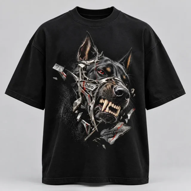 Polera Oversize Instinct Override 1