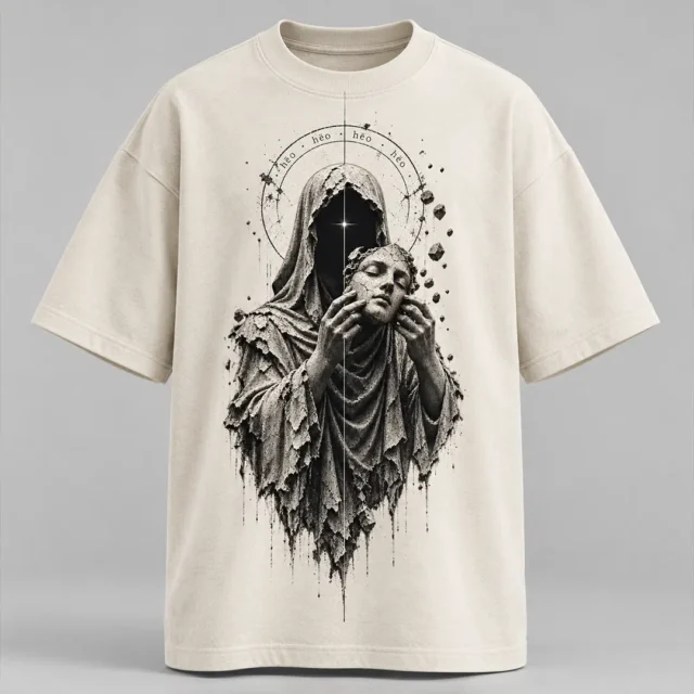 Polera Oversize Hëo Persona Cream