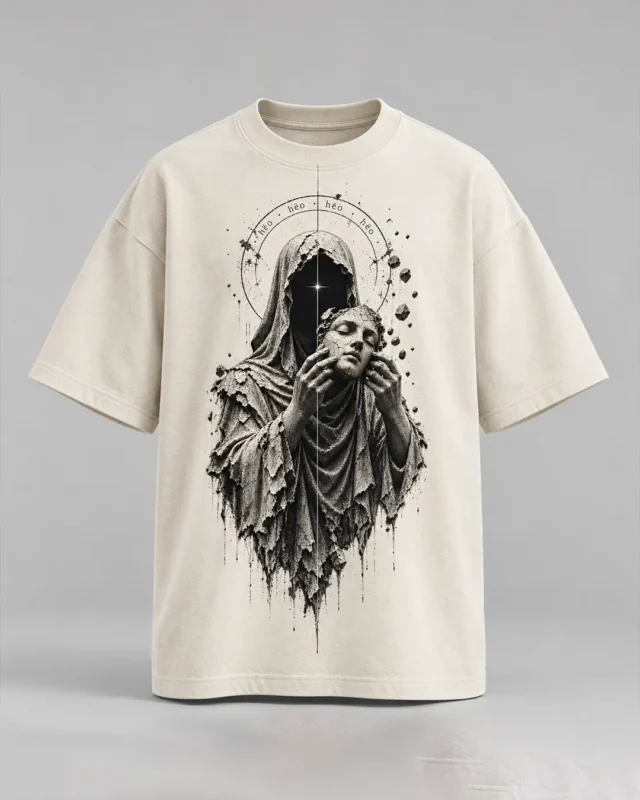 Polera Oversize Hëo Persona Cream